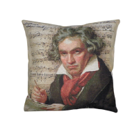 Gobelínový povlak na polštář  -  Portret Beethoven